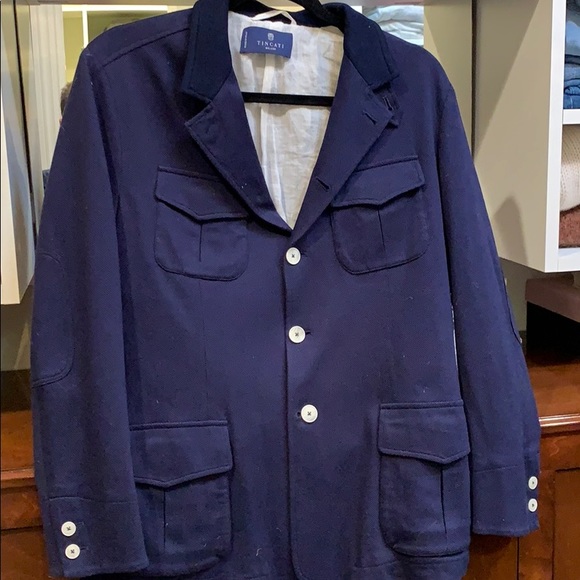 Navy Italian Blazer - Picture 3 of 3
